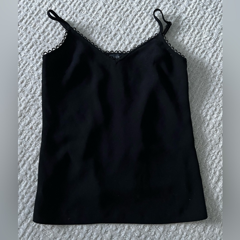 Ted Baker Classic Black Looped Trim Cami Top - Picture 2 of 7
